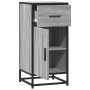 Aparador madera ingeniería y metal gris Sonoma 35,5x35x76 cm by , Sideboards - Ref: Foro24-848962, Price: 74,11 €, Discount: %