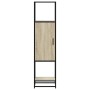 Aparador alto madera de ingeniería y metal 35,5x35x139 cm von , Sideboards - Ref: Foro24-849035, Preis: 76,63 €, Rabatt: %