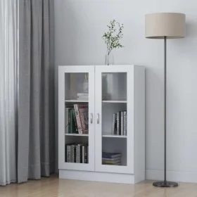 Vitrina de madera contrachapada blanco 82,5x30,5x115 cm by vidaXL, Bookcases and shelves - Ref: Foro24-802750, Price: 90,62 €...