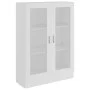 Weißes Sperrholzvitrine 82,5x30,5x115 cm von vidaXL, Bücherregale und Regale - Ref: Foro24-802750, Preis: 92,30 €, Rabatt: %