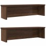 Estantes de cocina apilables 2 uds roble marrón 60x15x16 cm von , Behälter für Küchenutensilien - Ref: Foro24-860512, Preis: ...