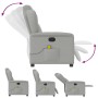 Sillón de masaje reclinable de tela gris nube by , Armchairs - Ref: Foro24-4015595, Price: 207,52 €, Discount: %