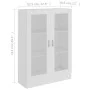 Weißes Sperrholzvitrine 82,5x30,5x115 cm von vidaXL, Bücherregale und Regale - Ref: Foro24-802750, Preis: 92,30 €, Rabatt: %