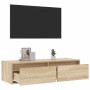 Mueble de TV con luces LED roble sonoma 100X35,5x25 cm von , TV-Möbel - Ref: Foro24-860240, Preis: 80,02 €, Rabatt: %