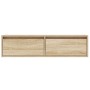 Mueble de TV con luces LED roble sonoma 100X35,5x25 cm von , TV-Möbel - Ref: Foro24-860240, Preis: 80,02 €, Rabatt: %