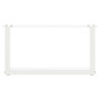 Patas de mesa de centro forma U 2uds acero blanco 60x(30-31) cm by , Table legs - Ref: Foro24-4013141, Price: 55,67 €, Discou...