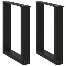 Patas de mesa de centro forma U 2uds acero negro 28x(42-43) cm von , Tischbeine - Ref: Foro24-4013148, Preis: 53,11 €, Rabatt: %