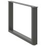 Patas para mesa de centro en forma de U 2 uds antracita acero by , Table legs - Ref: Foro24-4013162, Price: 63,71 €, Discount: %