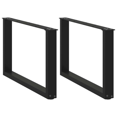 Patas de mesa de centro forma U 2uds acero negro 60x(42-43) cm von , Tischbeine - Ref: Foro24-4013160, Preis: 82,34 €, Rabatt: %