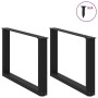 Patas de mesa de centro forma U 2uds acero negro 60x(42-43) cm von , Tischbeine - Ref: Foro24-4013160, Preis: 82,34 €, Rabatt: %