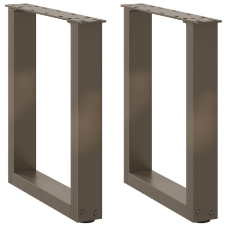 Patas para mesa de centro en forma de U 2 uds antracita acero by , Table legs - Ref: Foro24-4013155, Price: 52,30 €, Discount: %