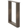 Patas para mesa de centro en forma de U 2 uds antracita acero by , Table legs - Ref: Foro24-4013155, Price: 52,30 €, Discount: %