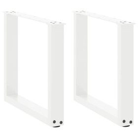 Patas de mesa de centro forma U 2uds acero blanco 50x(42-43) cm by , Table legs - Ref: Foro24-4013157, Price: 60,10 €, Discou...