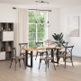 Patas para mesa comedor forma U 2uds acero negro 50x(72-73)cm de , Patas para mesas - Ref: Foro24-4013176, Precio: 104,22 €, ...