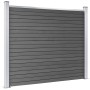 Black WPC fence panel 180x146 cm by vidaXL, fence panels - Ref: Foro24-148984, Price: 201,62 €, Discount: %