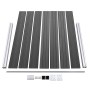 Black WPC fence panel 180x146 cm by vidaXL, fence panels - Ref: Foro24-148984, Price: 201,62 €, Discount: %