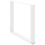 Patas para mesa comedor forma U 2uds acero blanco 100x(72-73)cm by , Table legs - Ref: Foro24-4013197, Price: 106,21 €, Disco...