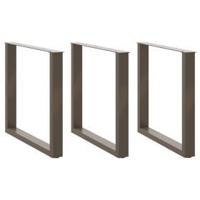 Patas mesa centro forma U 3uds acero natural 80x(72-73)cm acero von , Tischbeine - Ref: Foro24-4013207, Preis: 126,36 €, Raba...