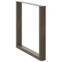 Patas mesa centro forma U 3uds acero natural 80x(72-73)cm acero by , Table legs - Ref: Foro24-4013207, Price: 118,92 €, Disco...