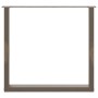 Patas para mesa comedor forma U 2uds acero natural 90x(72-73)cm by , Table legs - Ref: Foro24-4013195, Price: 95,57 €, Discou...