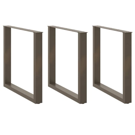 Patas mesa centro forma U 3uds acero natural 90x(72-73)cm acero von , Tischbeine - Ref: Foro24-4013211, Preis: 133,16 €, Raba...