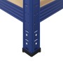 Estanterías de 5 baldas 2 uds madera contrachapada y acero azul by , Industrial shelving - Ref: Foro24-3307586, Price: 76,86 ...