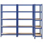 Estanterías de 5 baldas 3 uds madera contrachapada y acero azul von , Industrieregale - Ref: Foro24-3307592, Preis: 126,66 €,...