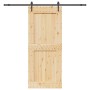 Puerta corredera con herrajes madera maciza de pino 95x210 cm von , Türen - Ref: Foro24-3332746, Preis: 196,46 €, Rabatt: %