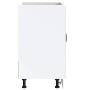 Mueble bajo para fregadero Kalmar blanco brillo 80x46x81,5 cm von , Küchenschränke - Ref: Foro24-853449, Preis: 86,26 €, Raba...