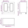 Mueble bajo para fregadero Kalmar roble artesanal 80x46x81,5 cm von , Küchenschränke - Ref: Foro24-853456, Preis: 78,78 €, Ra...