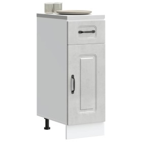 Mueble bajo de cocina Kalmar madera de ingeniería gris hormigón von , Küchenschränke - Ref: Foro24-853461, Preis: 63,13 €, Ra...