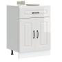 Mueble bajo cocina Kalmar madera ingeniería blanca alto brillo von , Küchenschränke - Ref: Foro24-853489, Preis: 96,30 €, Rab...