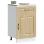 Mueble bajo de cocina Kalmar madera ingeniería roble Sonoma by , Kitchen cabinets - Ref: Foro24-853480, Price: 94,26 €, Disco...