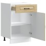 Mueble bajo de cocina Kalmar madera ingeniería roble Sonoma by , Kitchen cabinets - Ref: Foro24-853480, Price: 94,26 €, Disco...