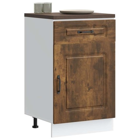 Mueble bajo de cocina Kalmar madera ingeniería de roble ahumado von , Küchenschränke - Ref: Foro24-853482, Preis: 102,14 €, R...