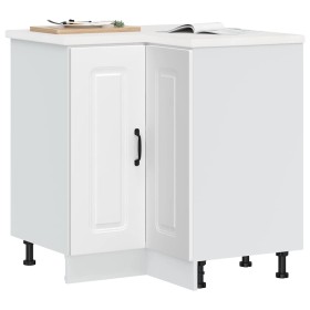 Mueble bajo esquinero de cocina Kalmar madera ingeniería blanca von , Küchenschränke - Ref: Foro24-853507, Preis: 119,26 €, R...