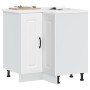 Mueble bajo esquinero de cocina Kalmar madera ingeniería blanca von , Küchenschränke - Ref: Foro24-853507, Preis: 119,26 €, R...
