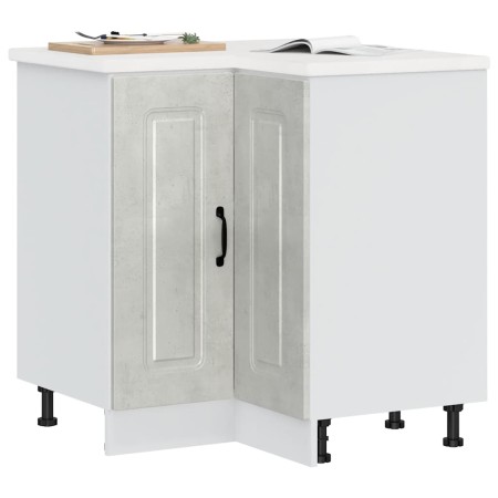Mueble bajo esquinero de cocina Kalmar gris hormigón von , Küchenschränke - Ref: Foro24-853511, Preis: 106,58 €, Rabatt: %