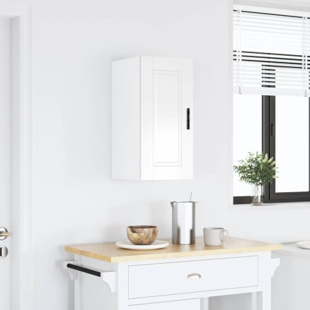Armario pared cocina Porto madera ingeniería blanca alto brillo by , Kitchen cabinets - Ref: Foro24-854019, Price: 58,59 €, D...