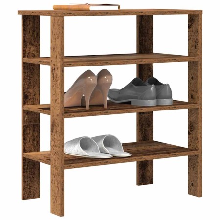 Mueble zapatero madera contrachapada madera vieja 61x32x70 cm von , Schuhregale und Schuhorganisatoren - Ref: Foro24-859849, ...