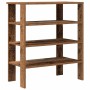 Mueble zapatero madera contrachapada madera vieja 61x32x70 cm von , Schuhregale und Schuhorganisatoren - Ref: Foro24-859849, ...