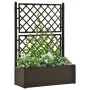 Garden bed with trellis and automatic irrigation system moca by vidaXL, Pots and planters - Ref: Foro24-313968, Price: 156,57...