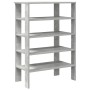 Mueble zapatero madera contrachapada gris hormigón 61x32x87,5cm by , Shoe racks and shoe organizers - Ref: Foro24-859854, Pri...