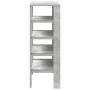 Mueble zapatero madera contrachapada gris hormigón 61x32x87,5cm by , Shoe racks and shoe organizers - Ref: Foro24-859854, Pri...