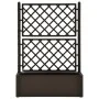 Garden bed with trellis and automatic irrigation system moca by vidaXL, Pots and planters - Ref: Foro24-313968, Price: 156,57...
