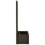 Arriate con enrejado y sistema de riego automático moca de vidaXL, Maceteros y jardineras - Ref: Foro24-313968, Precio: 158,53 €