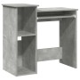 Escritorio con estantes contrachapada hormigón 84x40x78 cm von , Schreibtische - Ref: Foro24-860448, Preis: 68,20 €, Rabatt: %