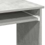 Escritorio con estantes contrachapada hormigón 84x40x78 cm von , Schreibtische - Ref: Foro24-860448, Preis: 68,20 €, Rabatt: %