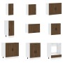 Mueble cocina Porto roble marrón 14 pzas madera contrachapada von , Küchenschränke - Ref: Foro24-3314998, Preis: 991,12 €, Ra...