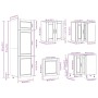 Mueble cocina Porto roble marrón 14 pzas madera contrachapada de , Armarios de cocina - Ref: Foro24-3314998, Precio: 991,12 €